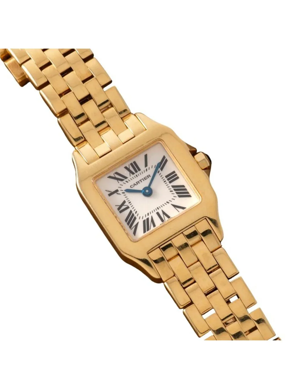 Authentic Cartier Santos De Moiselle 18K Yellow Gold Bracelet Links Set of 2